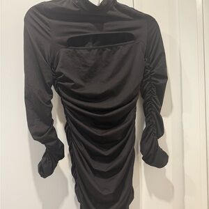 Black Ruched Men's Shirt